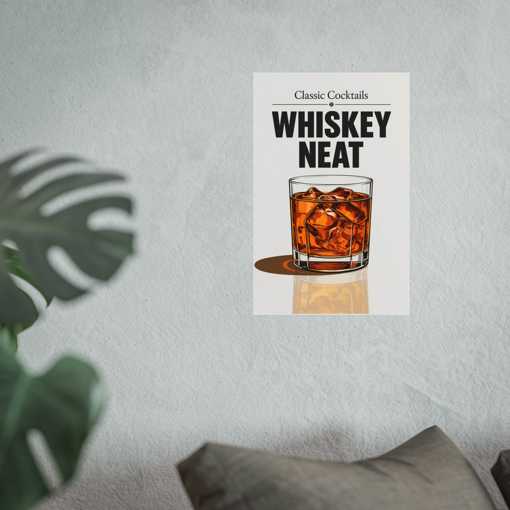 Whiskey Neat Fine Art Poster