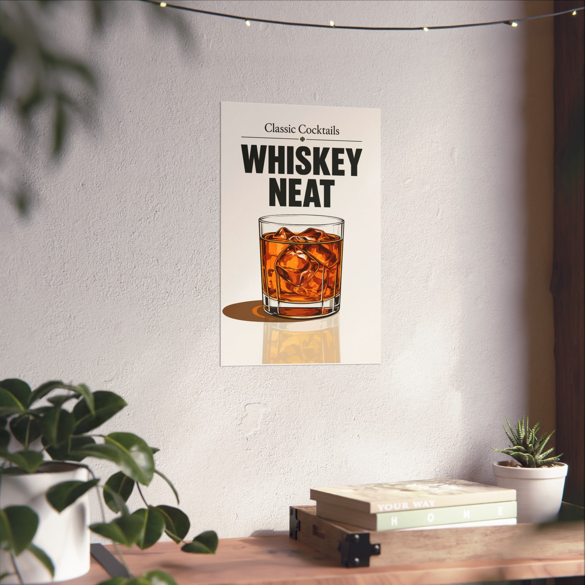 Whiskey Neat Fine Art Poster