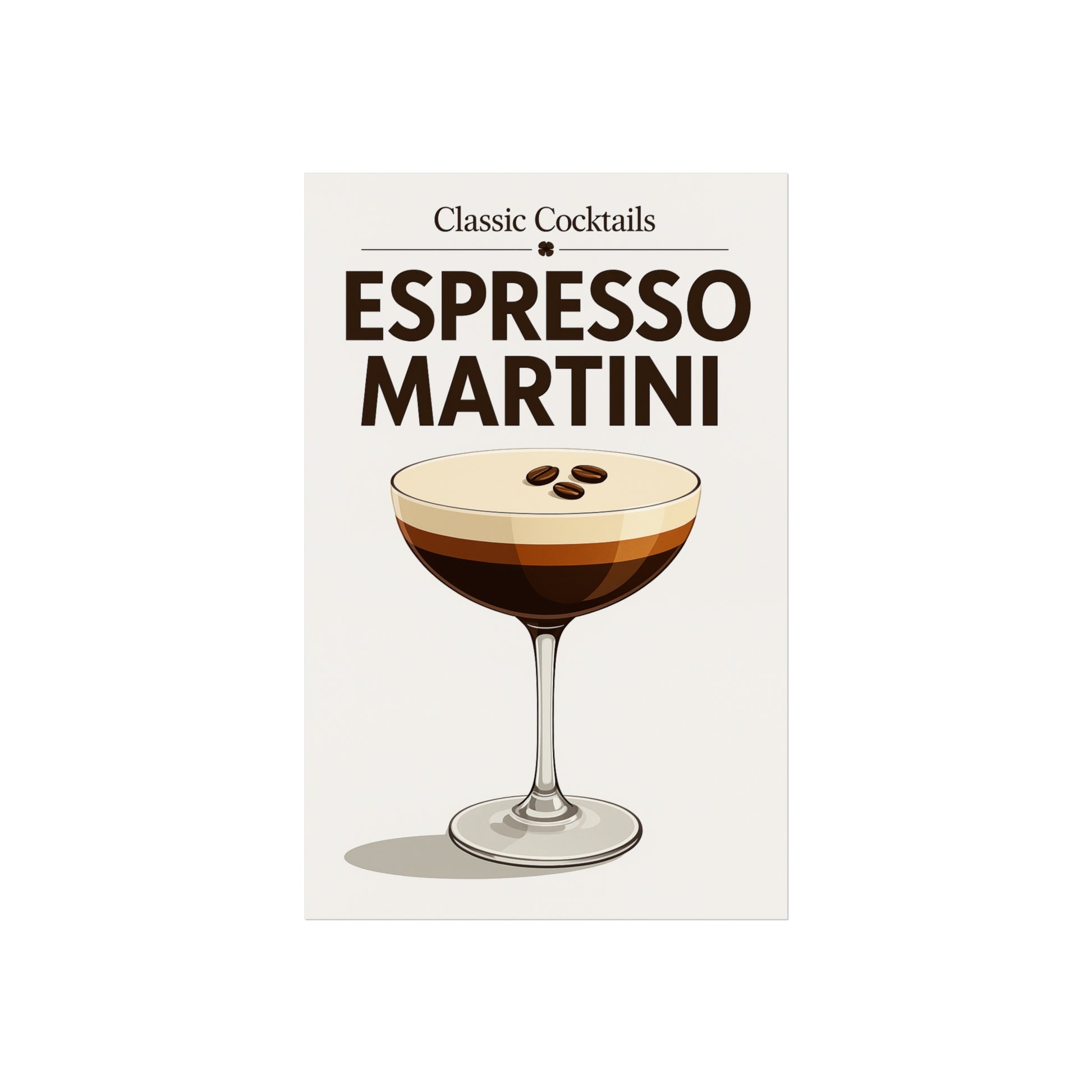 Espresso Martini Fine Art Poster